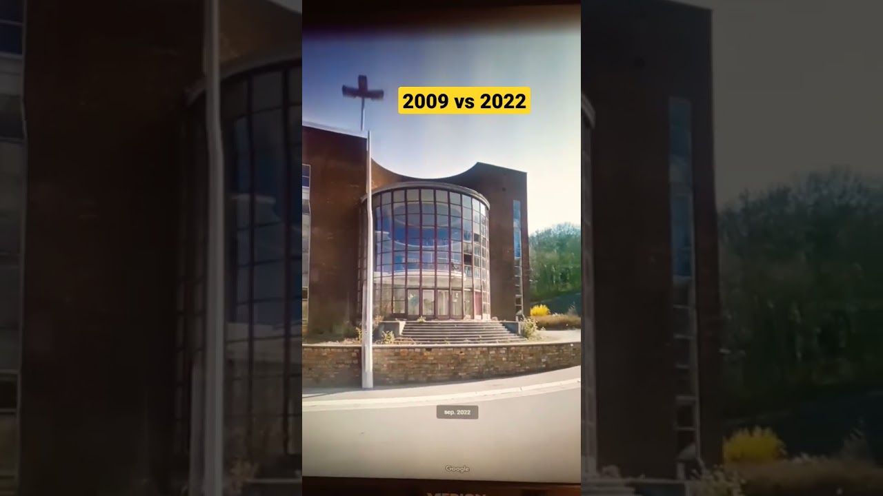 abandoned building w/ glass #urbex #short #googlemaps #explore #belgium