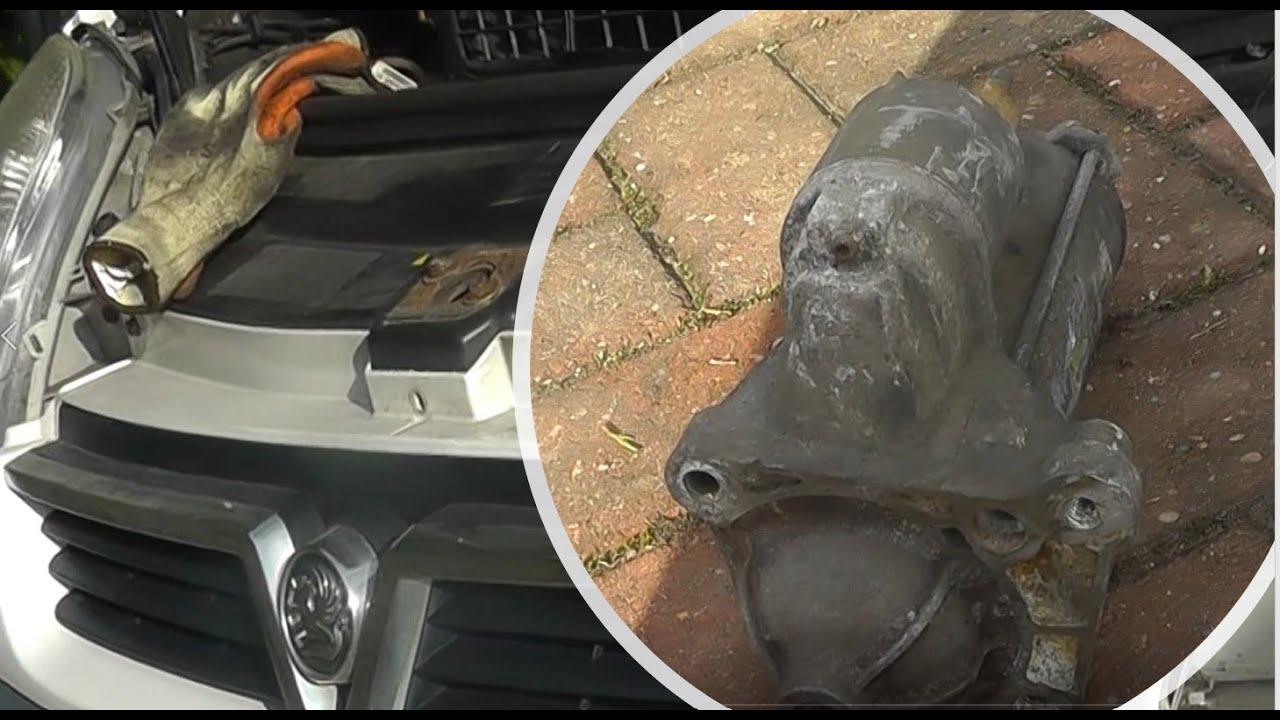 Vauxhall Vivaro (Renault Trafic) starter motor replacement