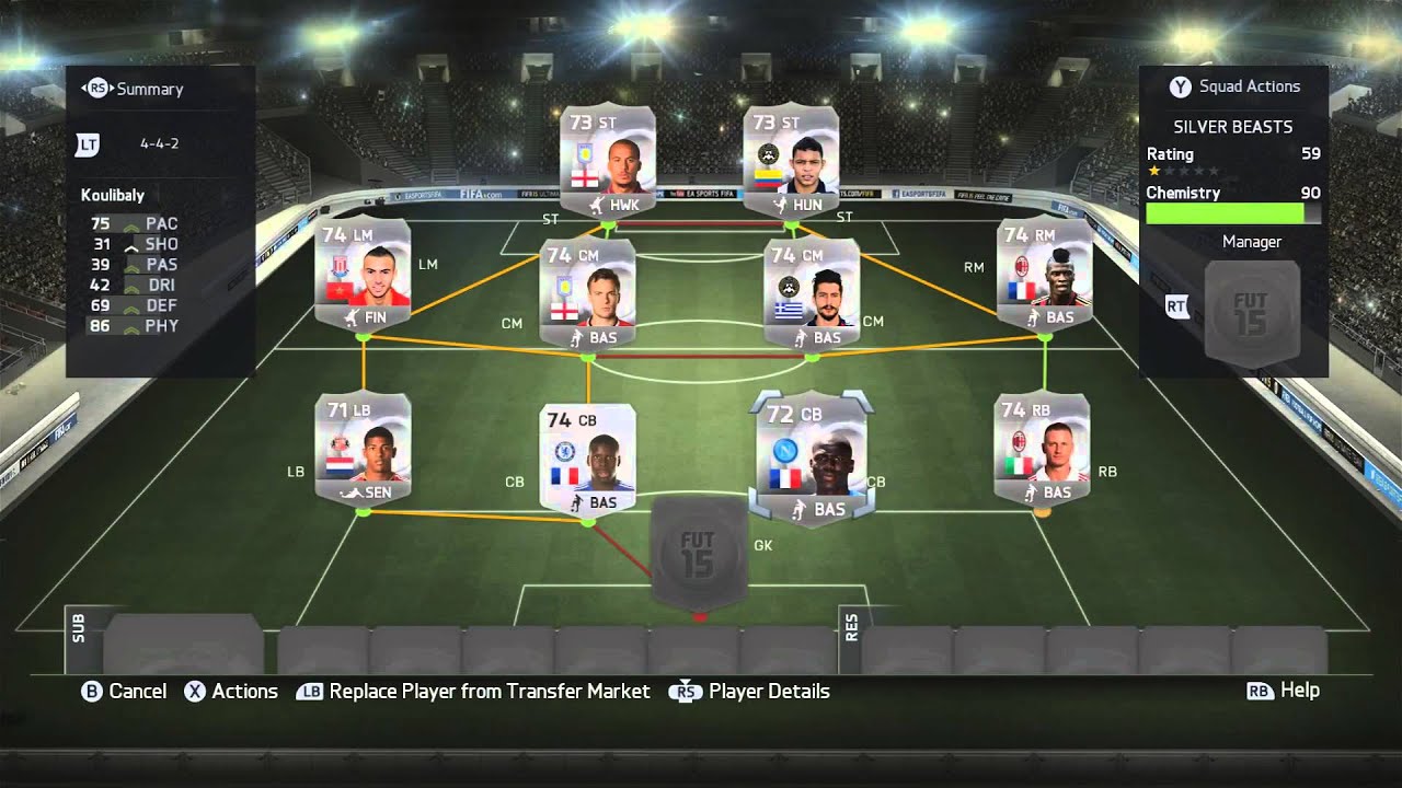 FIFA 15 - THE BEST SILVER TEAM?!?!?