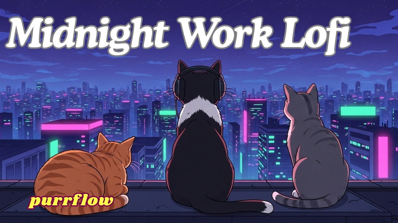 purrflow — midnight thoughts [full EP] 🌙 lofi beats for late nights & focus