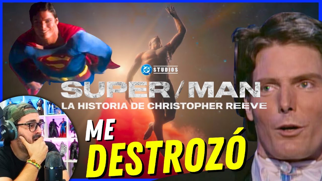 LLORANDO como en la vida 😭 SUPER/MAN: THE CHRISTOPHER REEVE STORY Tráiler Reacción