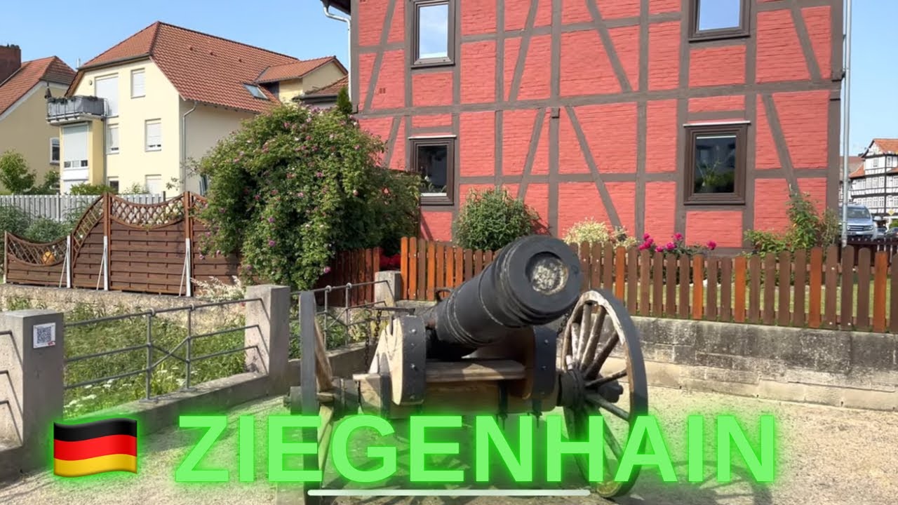 Ziegenhain 🇩🇪Walking Germany ,4k 60fps