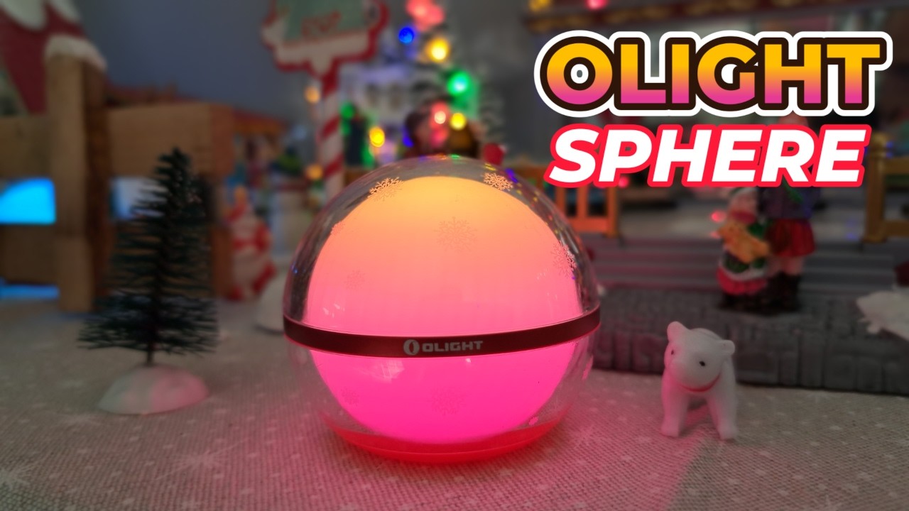 Sphère lumineuse Olight 🎄 La magie des fêtes à portée de main