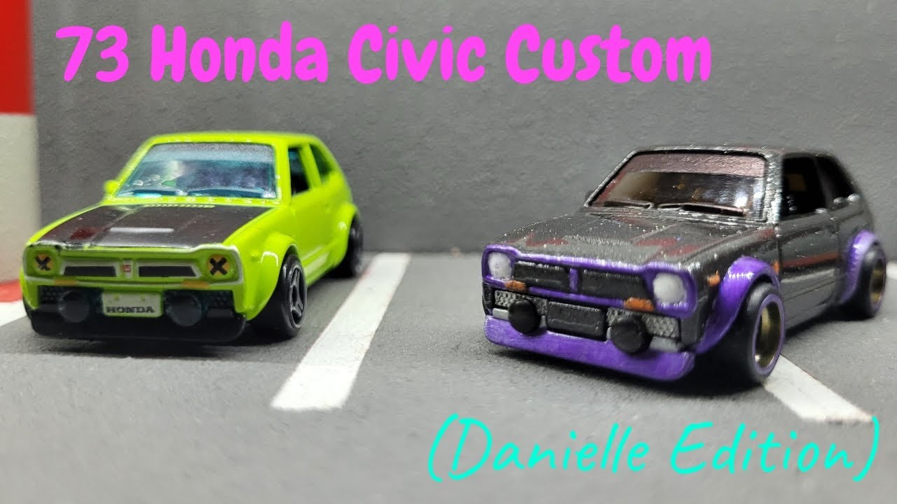 73 Honda Civic Custom (Dani Edition) / ep. 5 / Hot Wheels Customs