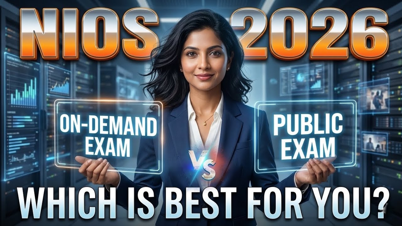 NIOS Public Exam vs On Demand Exam 2026 | 90% Students Don&rsquo;t Know This! #nios 