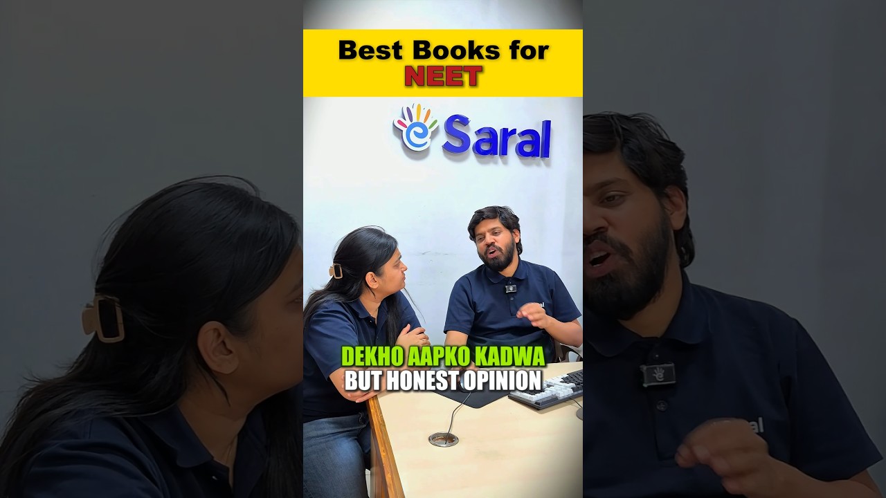 Best Books for NEET Preparation 🔥| How NEET Toppers study? | NEET Motivation #shorts #neet #esaral