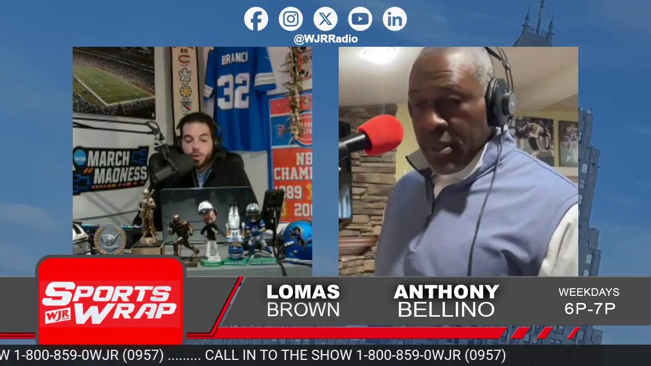 Sportsrap with Lomas Brown and Anthony Bellino