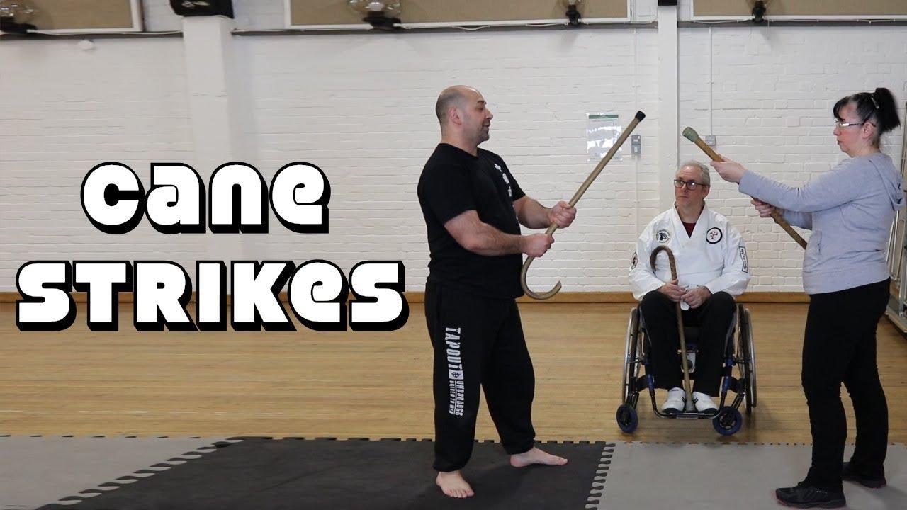 Crook strikes: Walking cane self defense: CaneMasters techniques