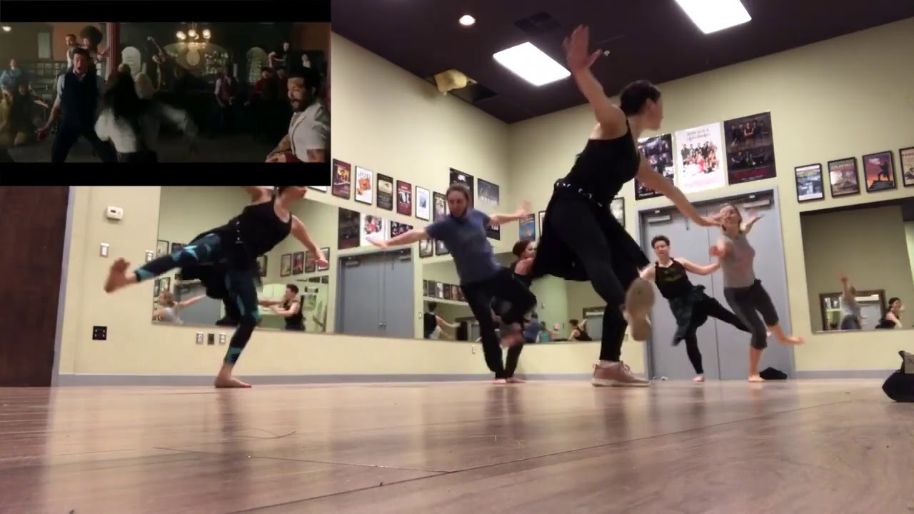 From Now On movie choreography side by side - The Greatest Showman