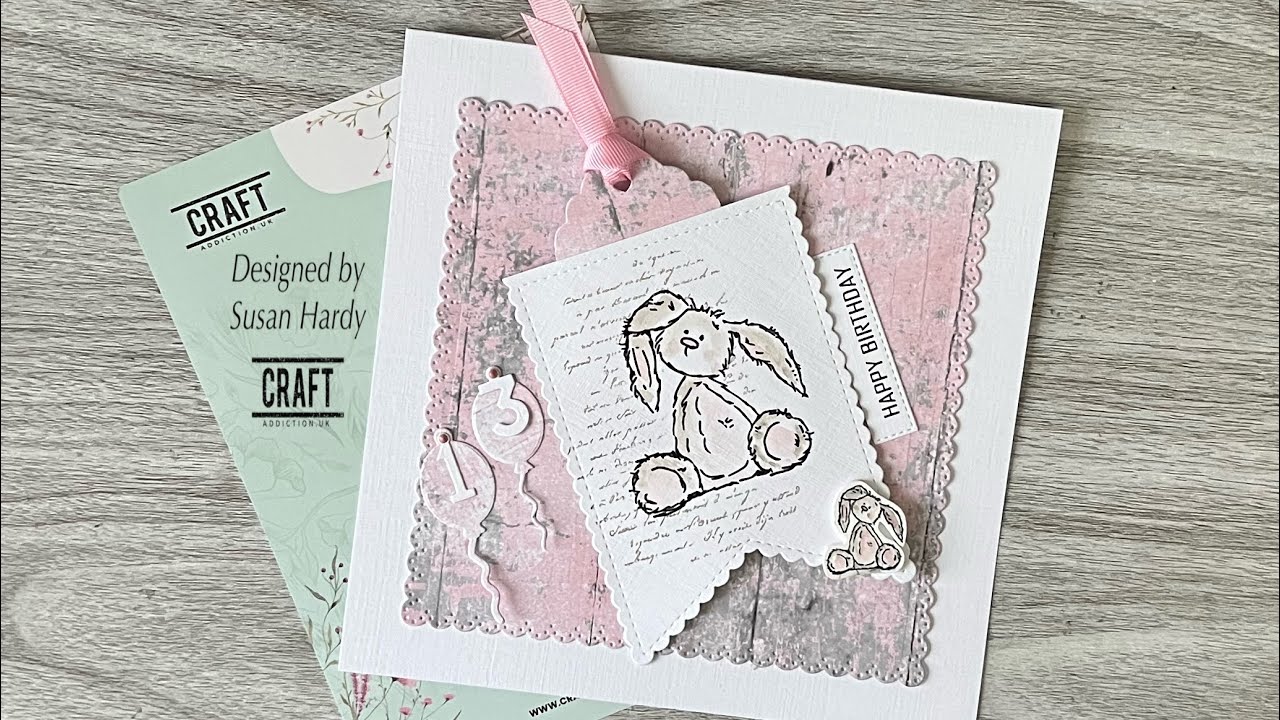 Простая... Девичья поздравительная открытка с закладкой #Craftaddictionuk #купон Susan5