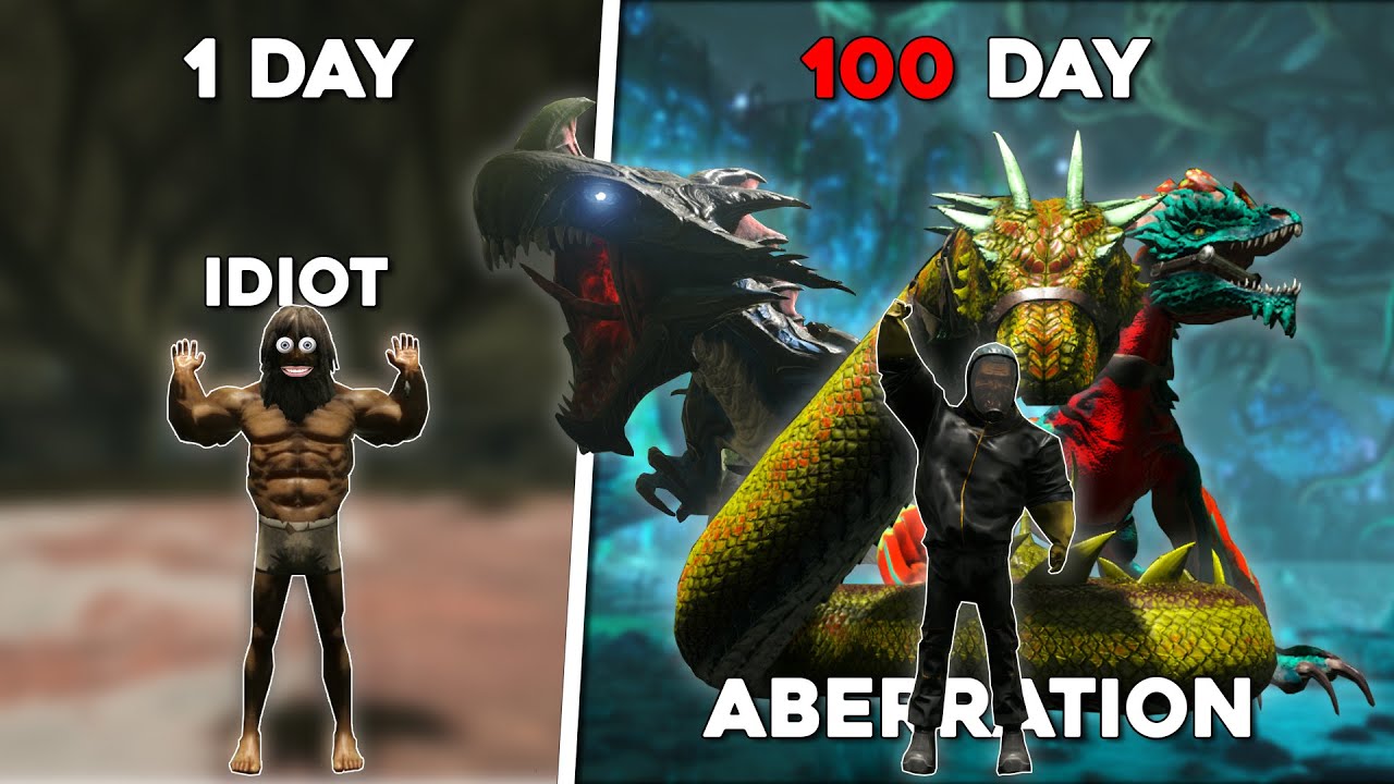 Aku Menghabiskan Waktu Selama 100 Hari Di-Ark Survival Evolved: Aberration