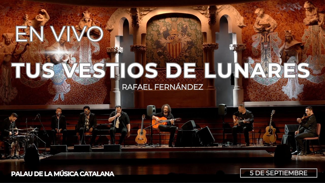 Rafael Fernández TUS VESTIOS DE LUNARES  Barcelona Palau de la musica catalana 5 de Septiembre 2024.