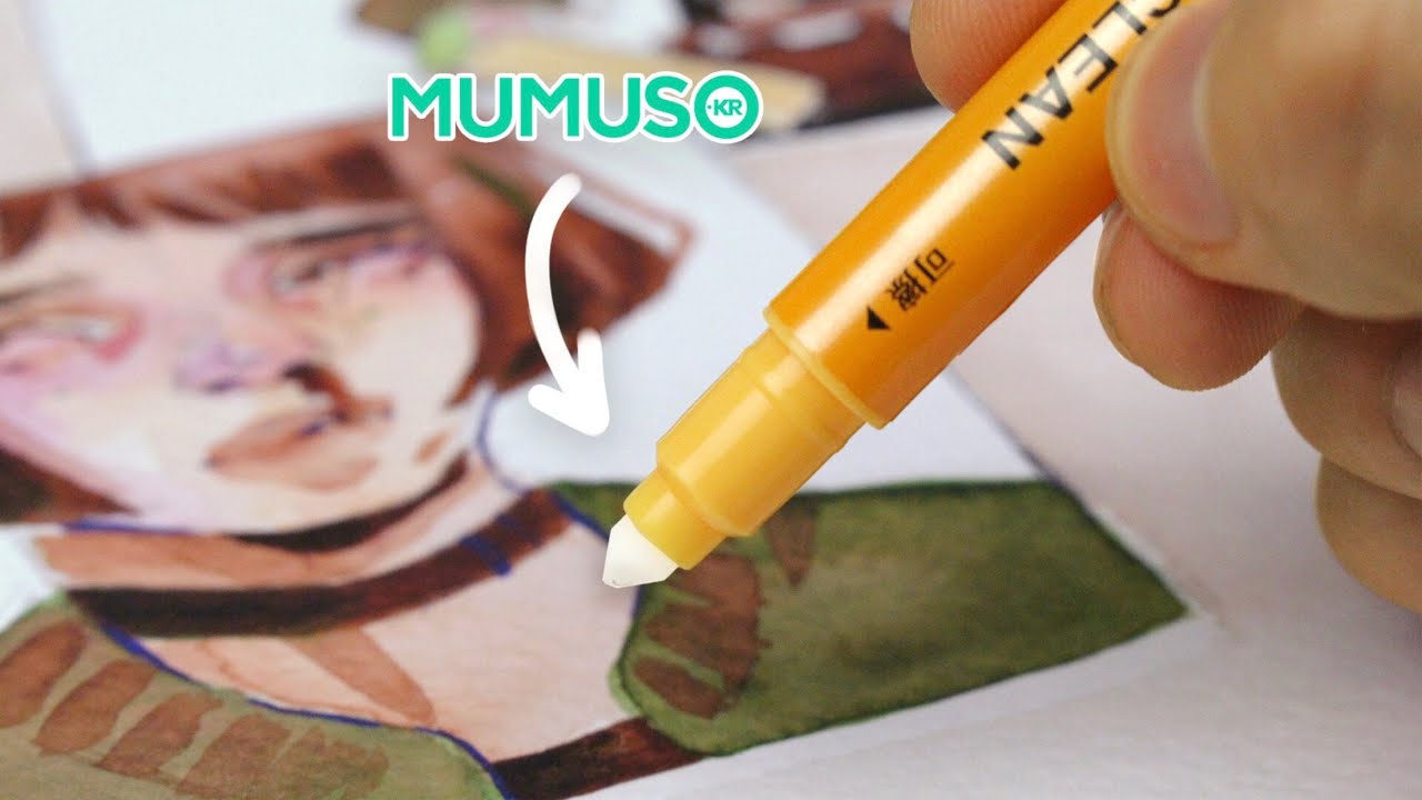 Hice un dibujo CON MATERIALES ESCOLARES DE MUMUSO!!| ¿Funcionan?