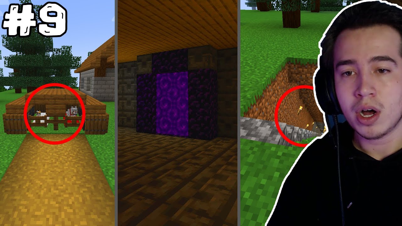 😺KEDİ KÖPEK KULÜBESİ🐶 | ⛏️MADEN GİRİŞİ ⛏️| 🌀 PORTAL ODASI YAPTIM !!🌀 | Minecraft Survival Bölüm 9