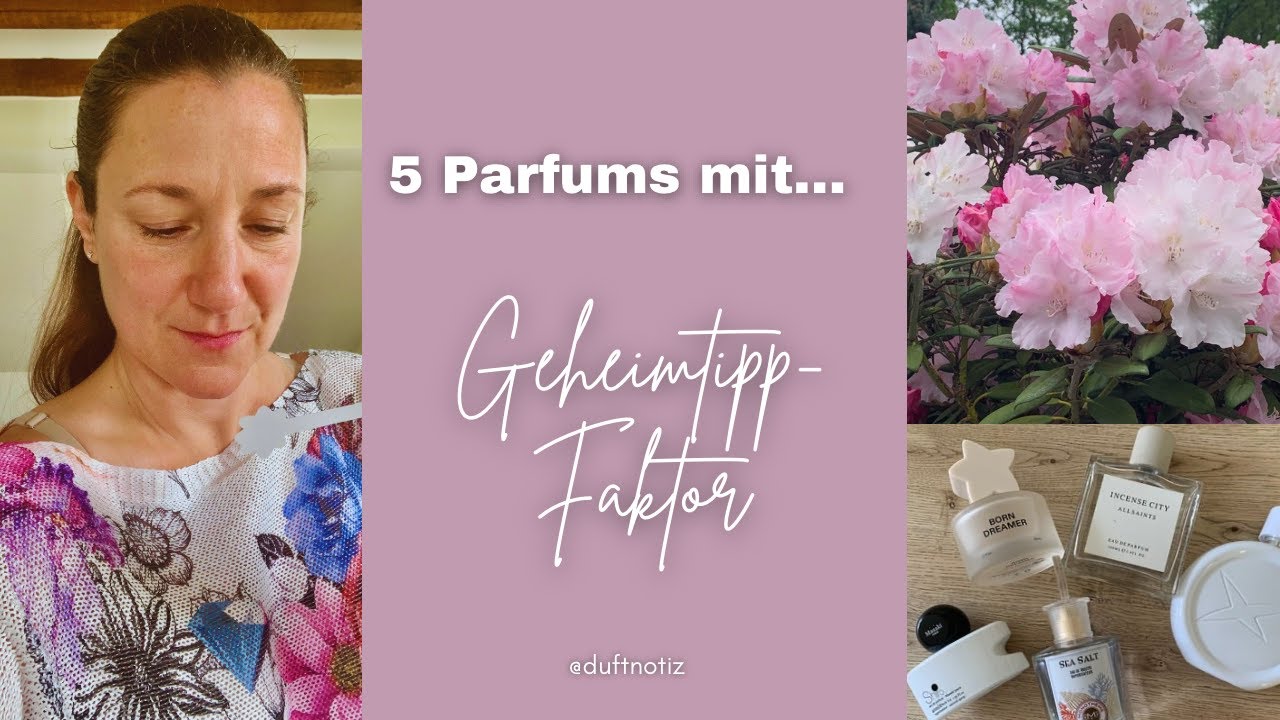 5 Parfums mit Geheimtipp-Faktor | Duftnotiz 2024 🌸🌺🩷