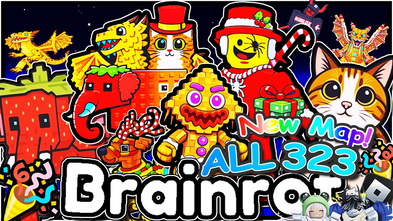 🎉NEW MAP !!!✨Find ALL 323 BRAINROTS🎵Find the Brainrot [323]🎵| @yulyonroblox |🎮ROBLOX | 4K