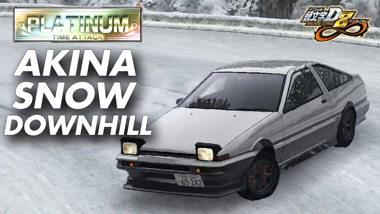 Initial D 8∞ / Time Attack - Akina Snow Downhill [Platinum]