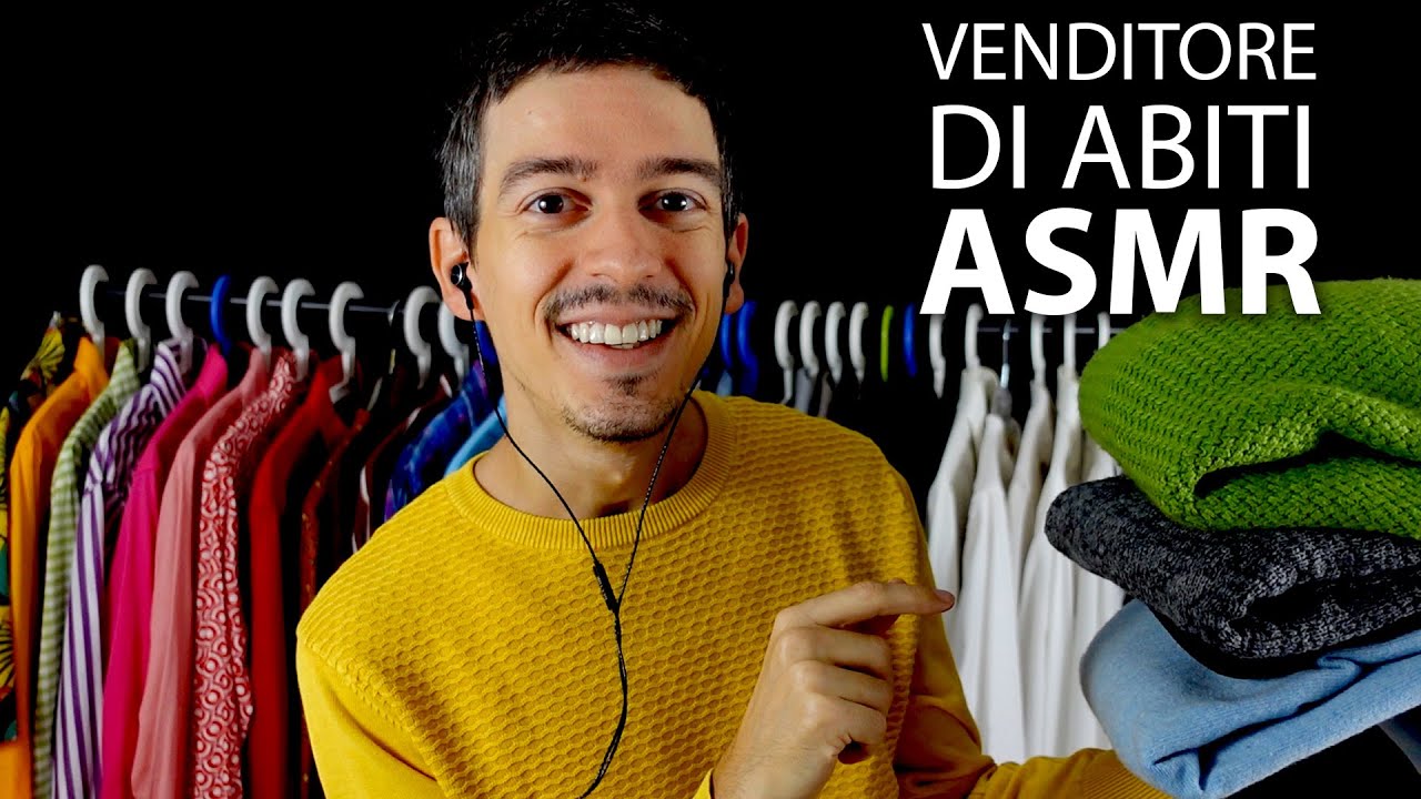 ASMR| 😴Venditore di Abiti Simpatico ti stende dal Sonno😴 Roleplay (ITA ASMR)