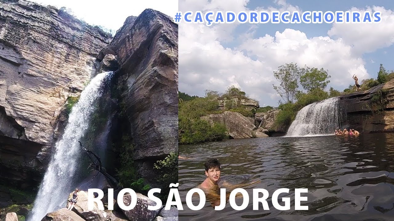 CACHOEIRAS no RIO S&Atilde;O JORGE - Ponta Grossa VLOG #ca&ccedil;adordecachoeiras