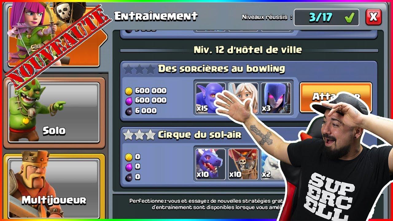In&eacute;dit !! MODE ENTRAINEMENT | Sneak Peek | Clash of clans
