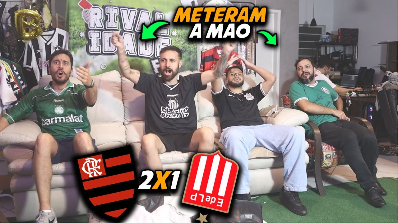 React Flamengo 2x1 Estudiantes | Melhores momentos | Gols | Libertadores