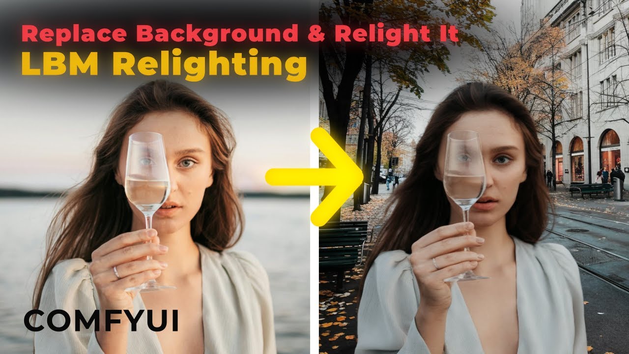 How to Change a Background And Relight the Image Using LBM Relighting | ComfyUI Tutorial