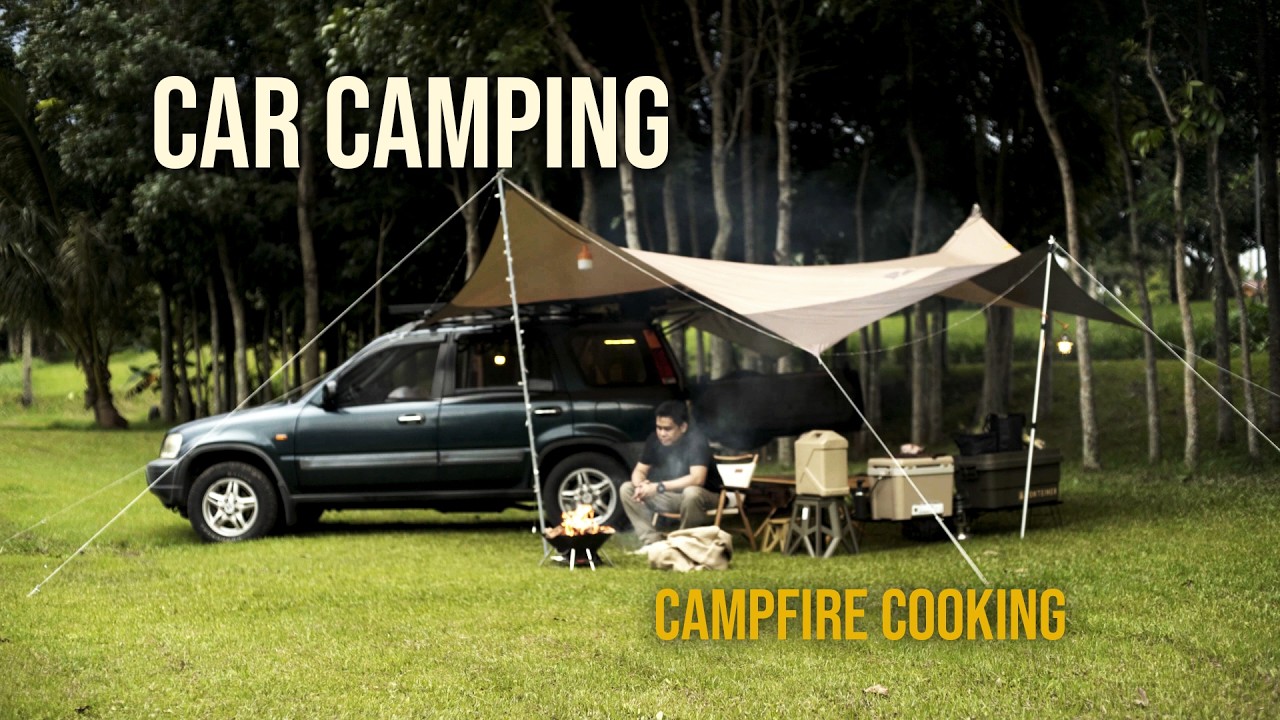 ASMR | Car Camping in the Philippines | Campfire Cooking | Relaxing Sound