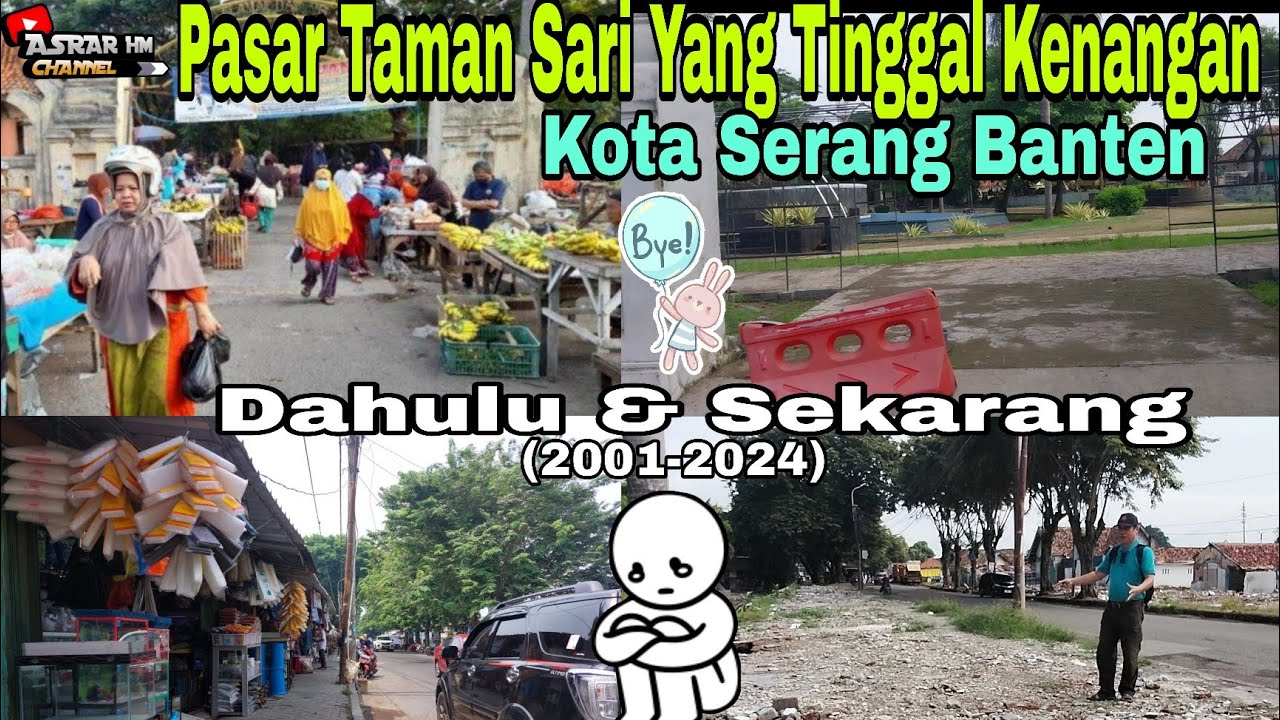 PASAR TAMAN SARI Tinggal Kenangan,Setelah 24 Tahun Setia Melayani Warga Kota Serang Banten