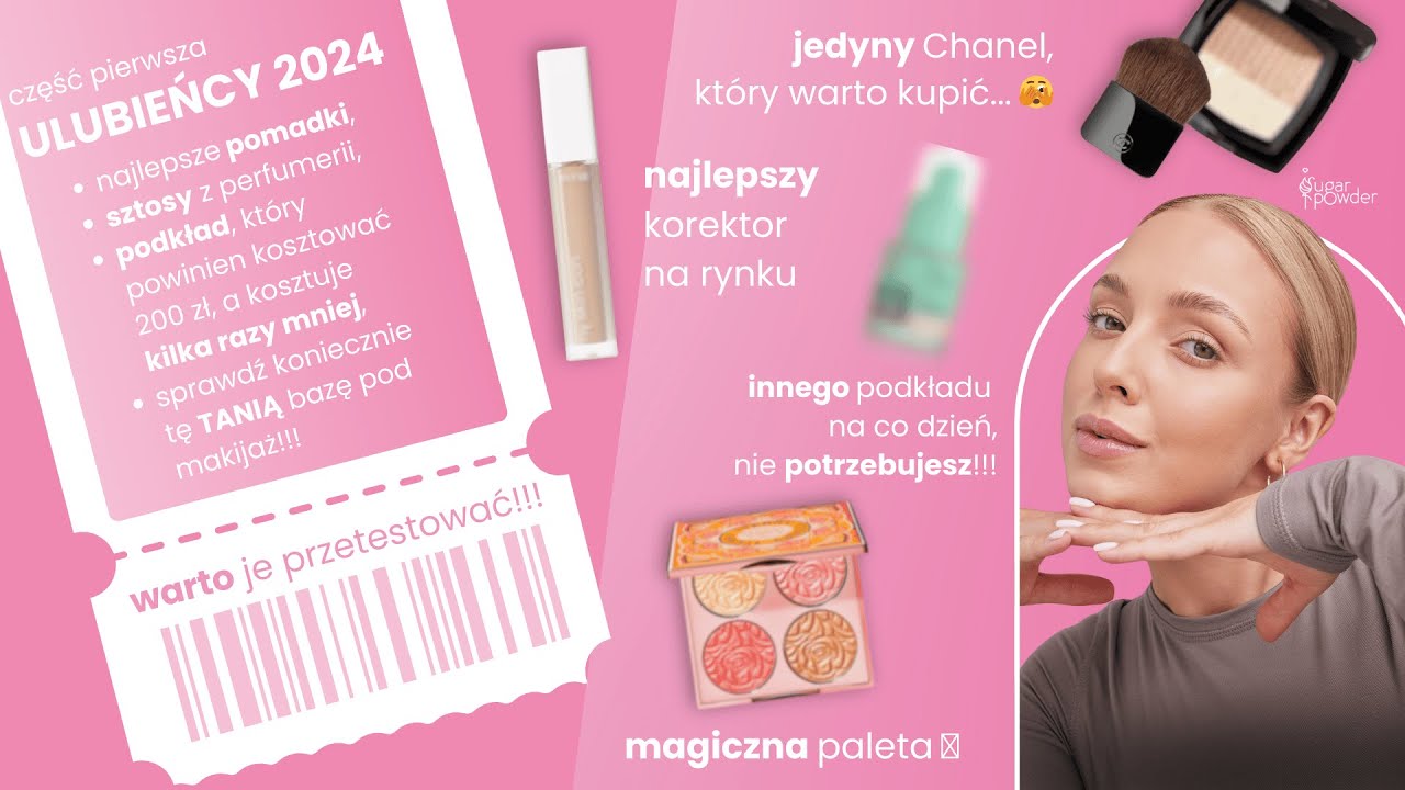 ULUBIEŃCY 2024 - 🔝 PODKŁADY, KOREKTORY, PUDRY, POMADKI, KONTURÓWKI. TANIE PEREŁKI I SPRAWDZONE HITY!