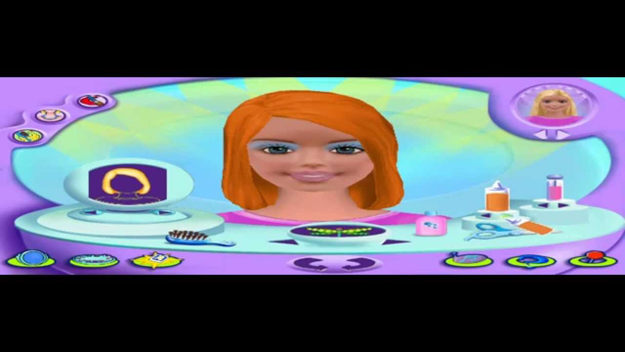 Barbie Digital Makeover(1999) PC Gameplay - Barbie Makeover