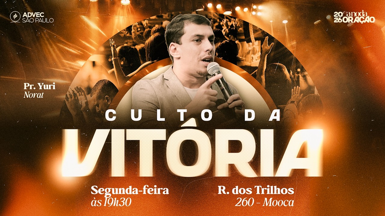 CULTO DA VIT&Oacute;RIA | PR. YURI NORAT | 06/04/2026