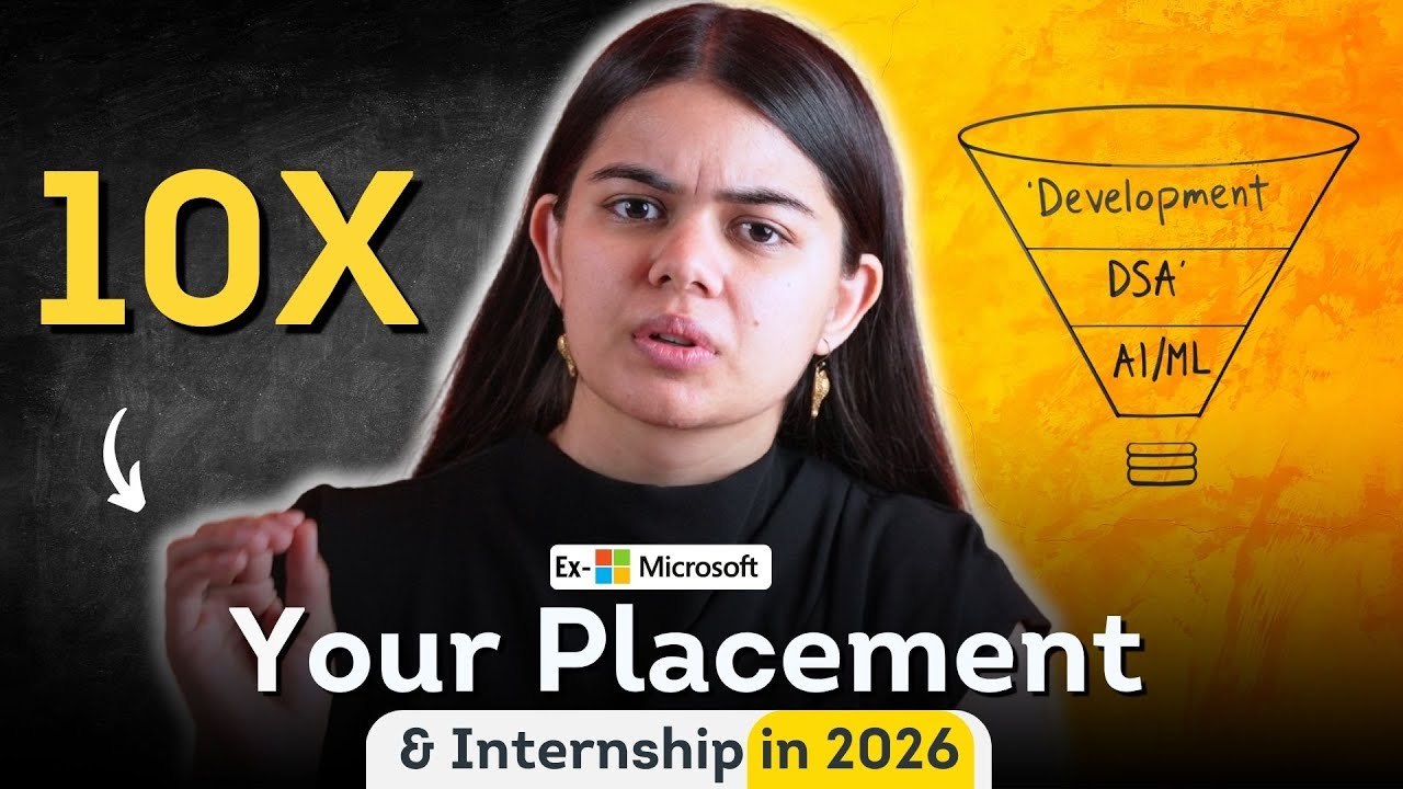 How to 10X your Tech Placement & Internship Preparation in 2026 | QnA session Sigma 10