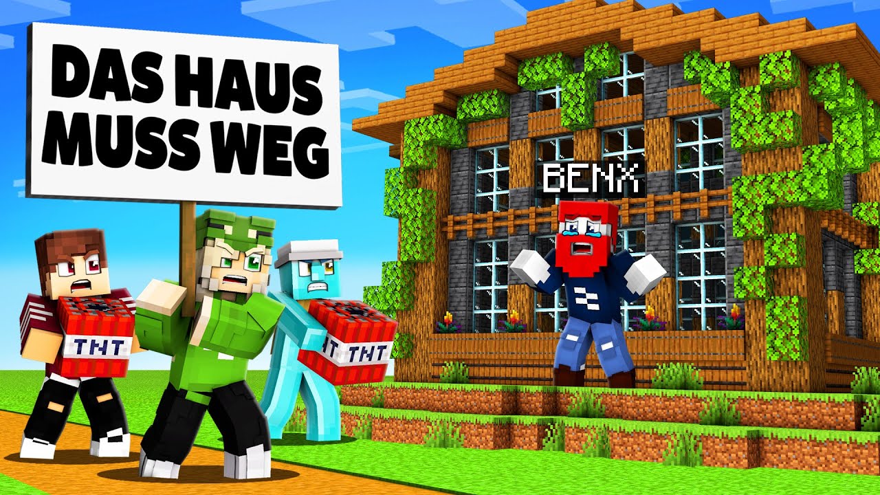 Meine VILLA soll ZERSTÖRT werden (Minecraft Freunde 3)