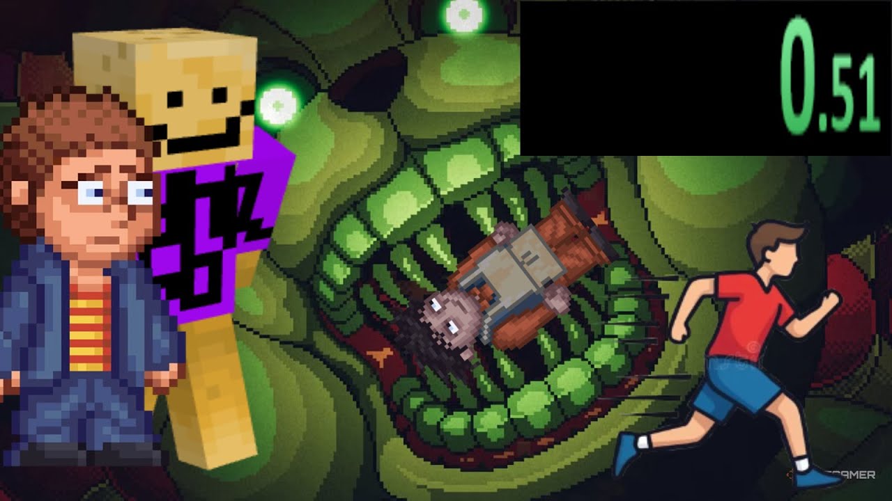 Speedrunning Into The Pit (1 difficulty higher)