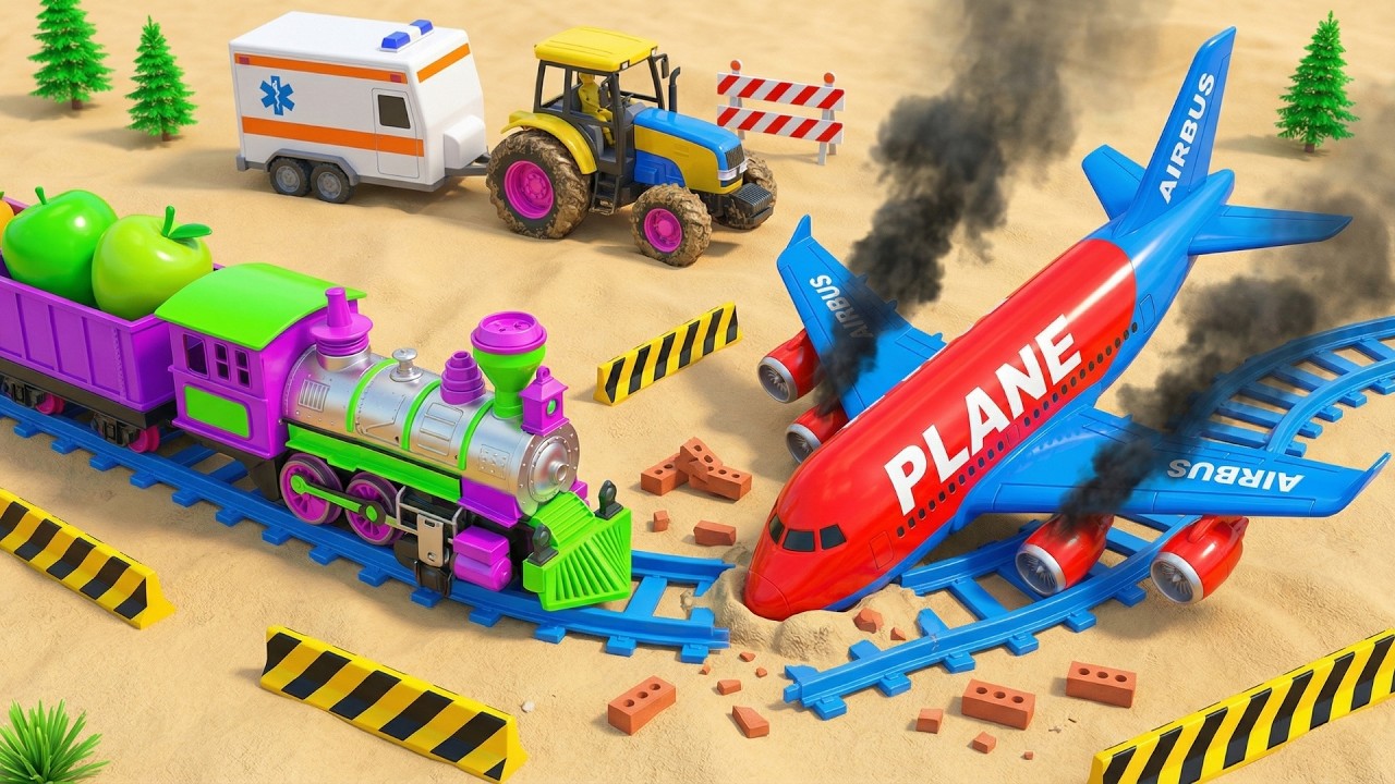 Top Most DIY Mini Tractor | Plane Crash Disrupts the Railway Line | Science Project