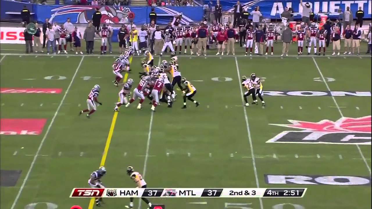 CFL Eastern Semi-Final Recap: Hamilton 52, Montreal 44 - November 13, 2011