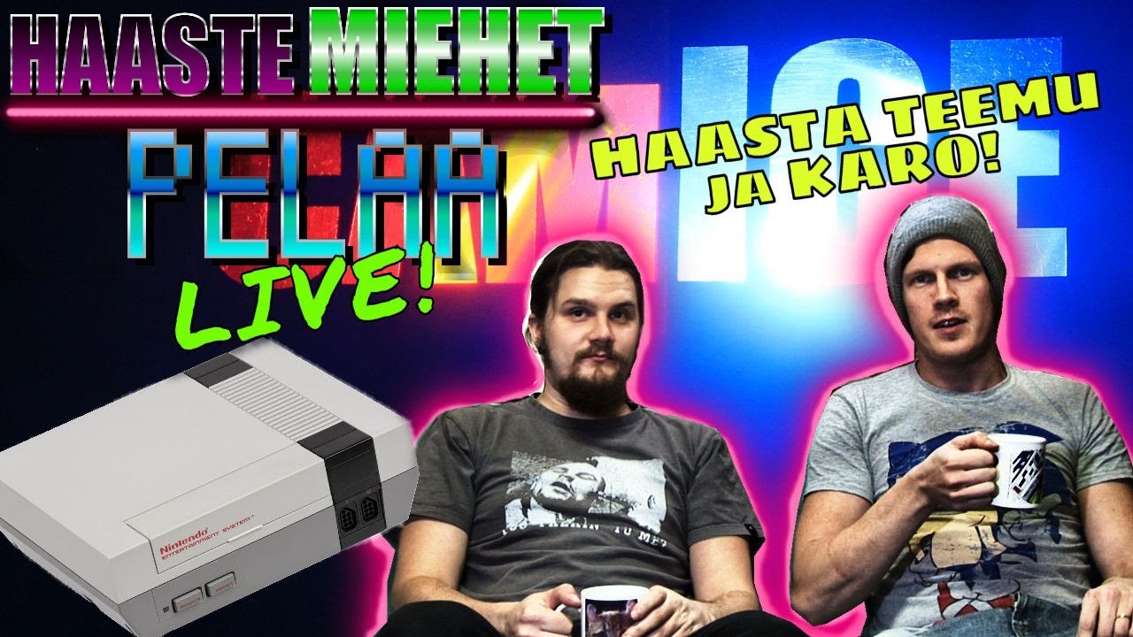 Haastemiehet pelaa NES-LIVE