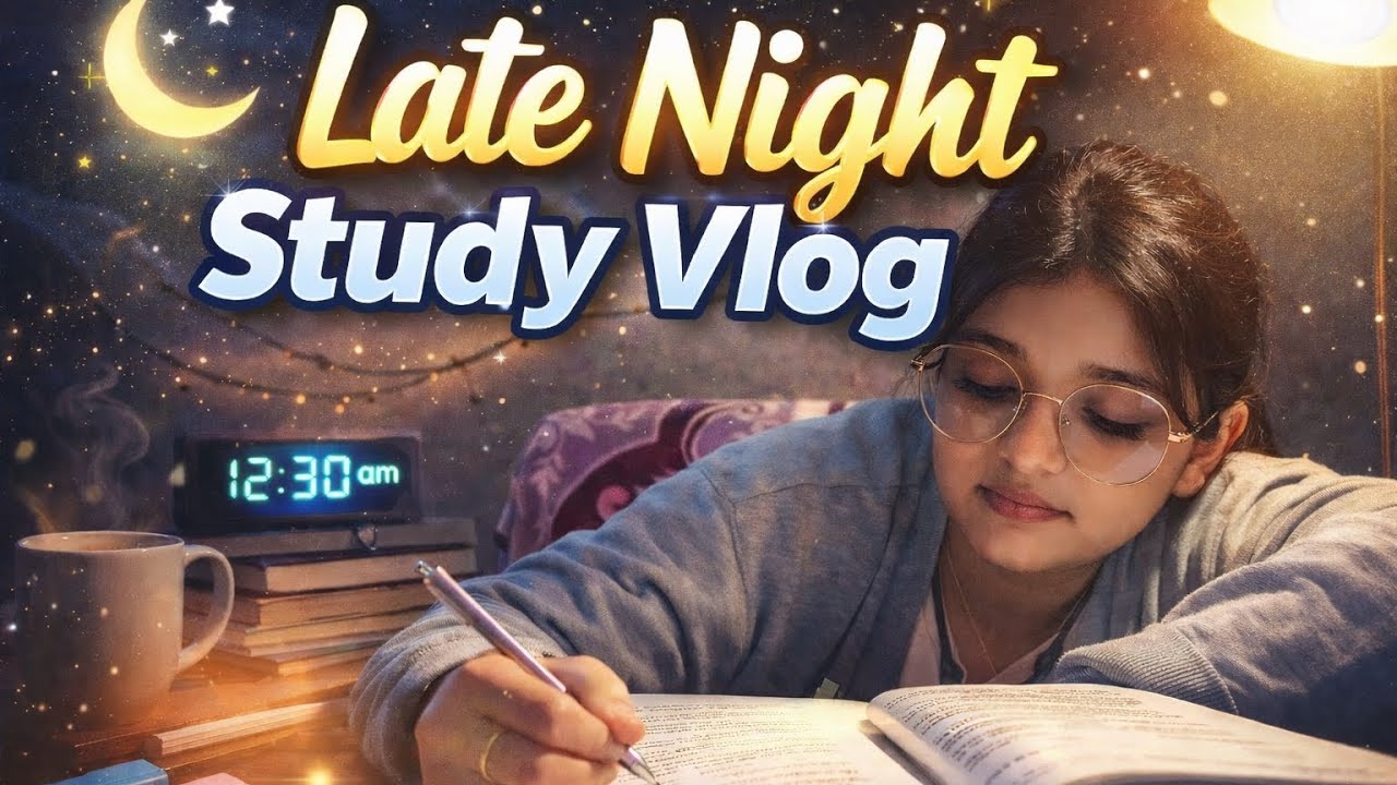 Study vlog late night session..✨🌃 #minivlog#study#night 