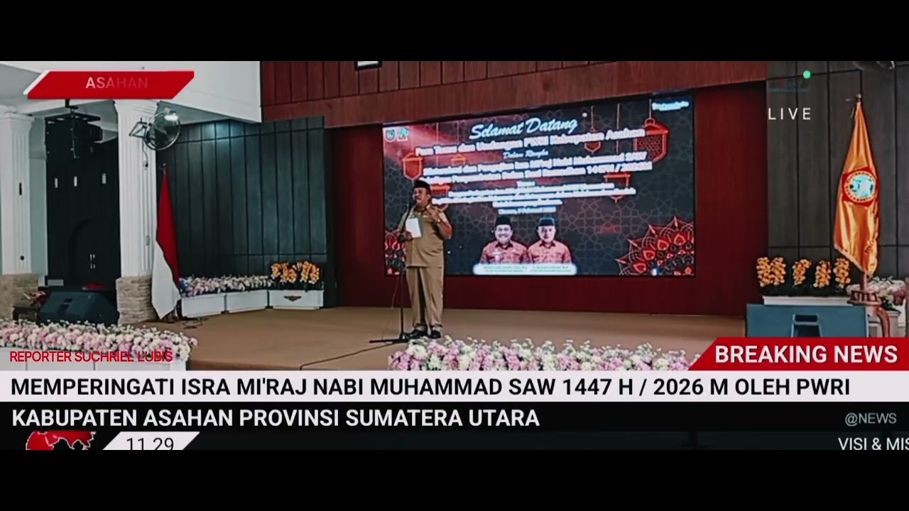 Kata Sambutan Bupati Asahan Dalam Kegiatan Silaturahmi Bersama PWRI Tahun 2026
