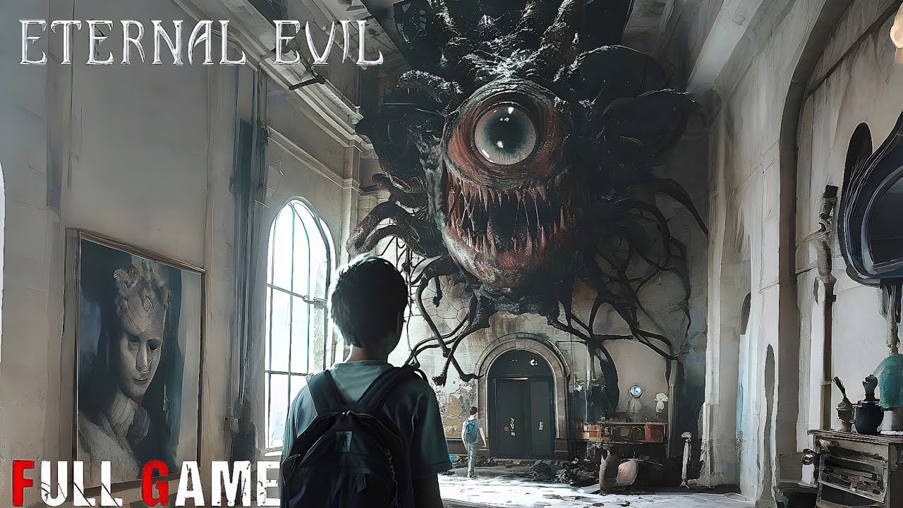 ETERNAL EVIL _ New Beautiful Full Horror Game | Walkthrough Gameplay | Longplay | no commentary | PC