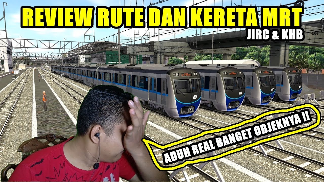 REVIEW RUTE DAN KERETA MRT MANTUL !! REAL BANGET OBJEKNYA CUY