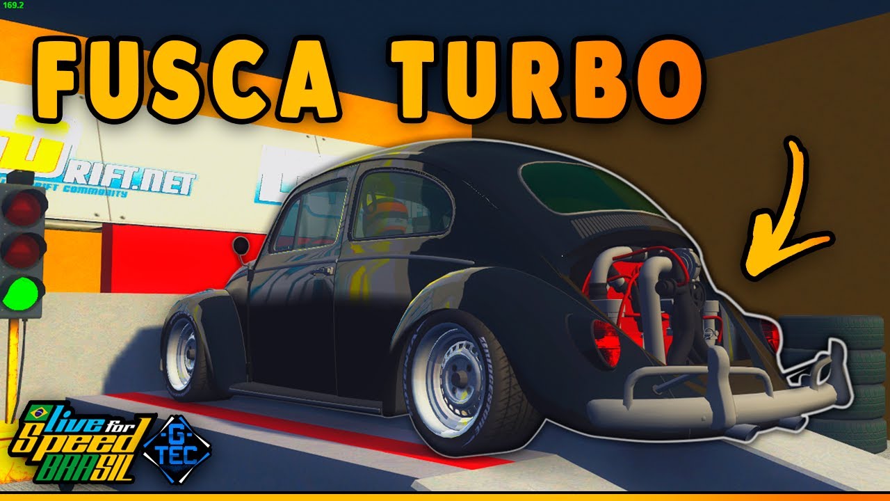 LFS MODS BR - FUSCA TURBO VW 66 - ESSE CORRE [Volante Caseiro G-TEC]