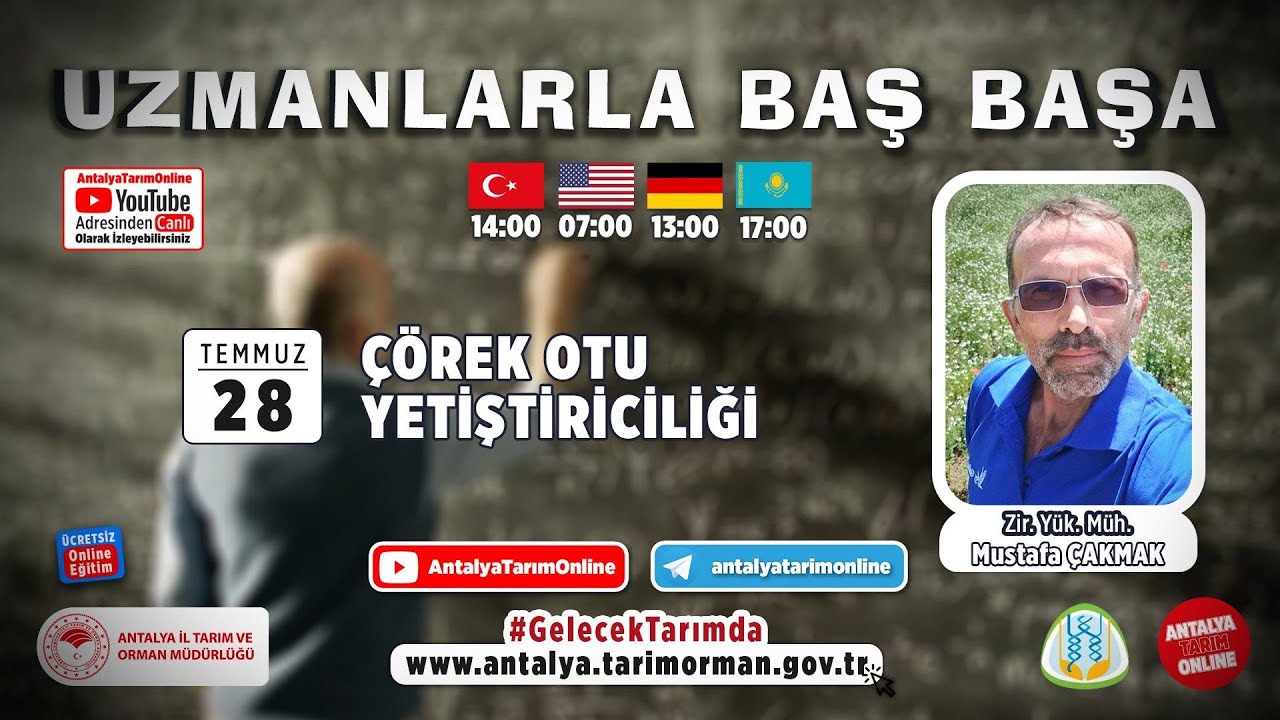 Uzmanlarla Baş Başa 59. Bölüm- Çörek Otu Yetiştiriciliği