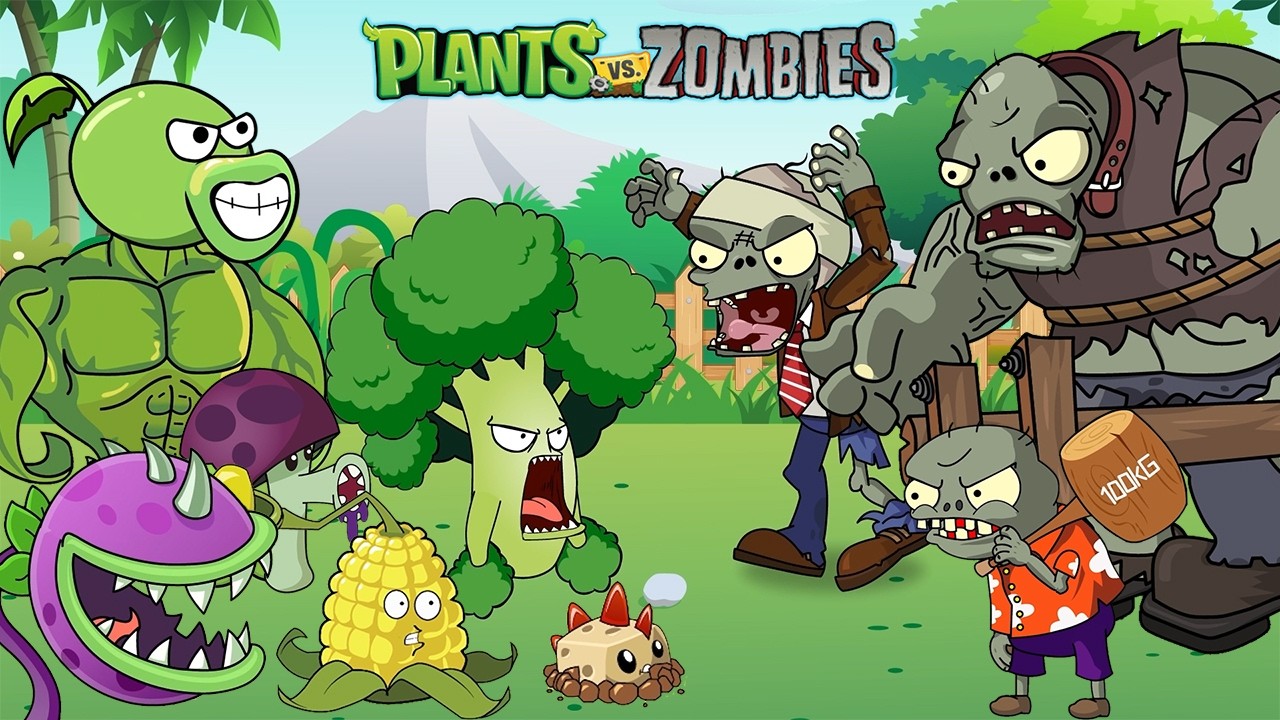 Pvz2 Fusion (plants vs zombies animation) 2025 - PEASHOOTER HEROES vs ALL ZOMBIES - Who will win???