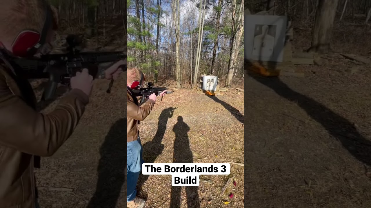 AR-15 With Gat Crank