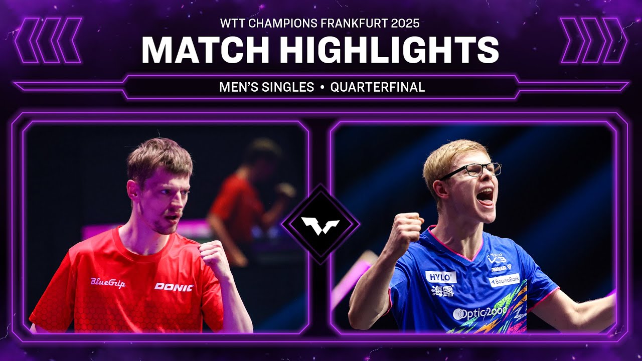 Anders Lind vs Felix Lebrun | MS QF | #WTTFrankfurt 2025