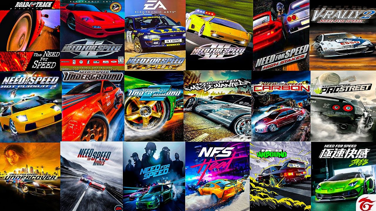 Эволюция игр NEED FOR SPEED (1994-2026)