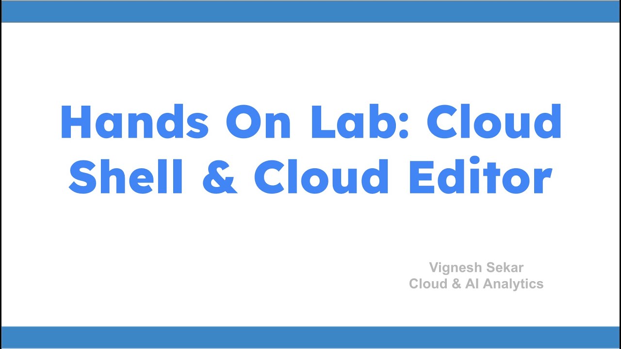 10. Практическое занятие по Cloud Shell и Editor #gcp #gcptraining #gcpcloud #education #tutorial...