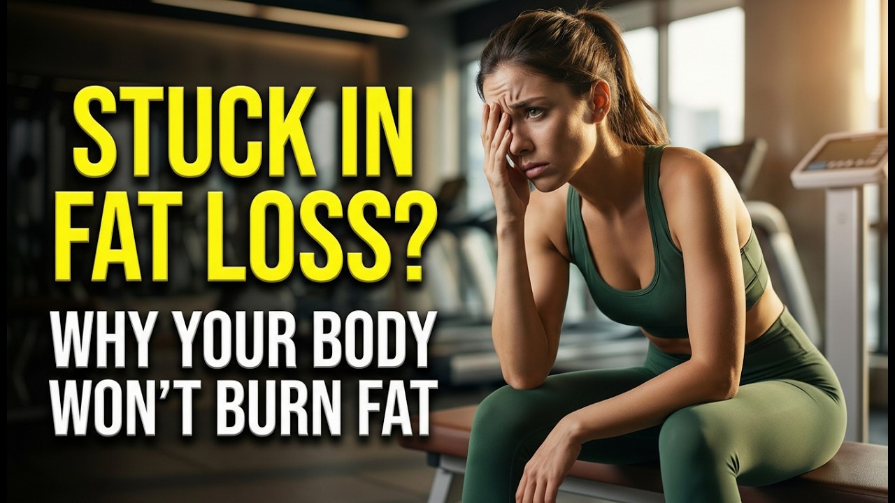 Why Your Body Holds Fat… Even When You Train Hard |Women’s Gym Transformation video