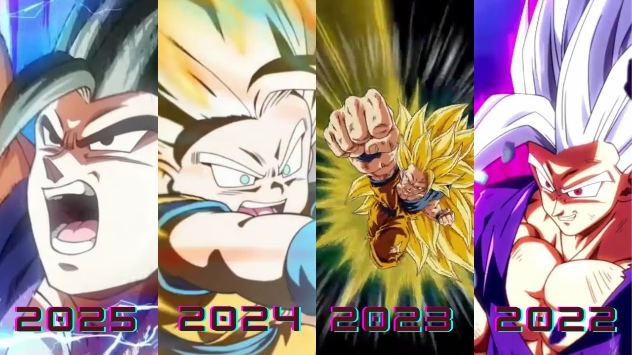 Evolution of New Years Dokkanfest Unit Animations 2015-2025 DBZ Dokkan Battle